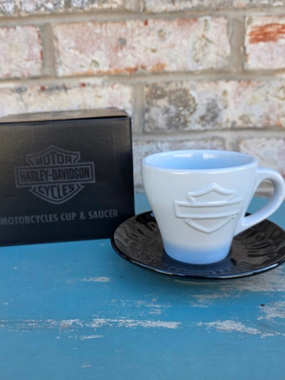 Harley-Davidson Bar & Shield Cup Saucer Set 2020 NIB